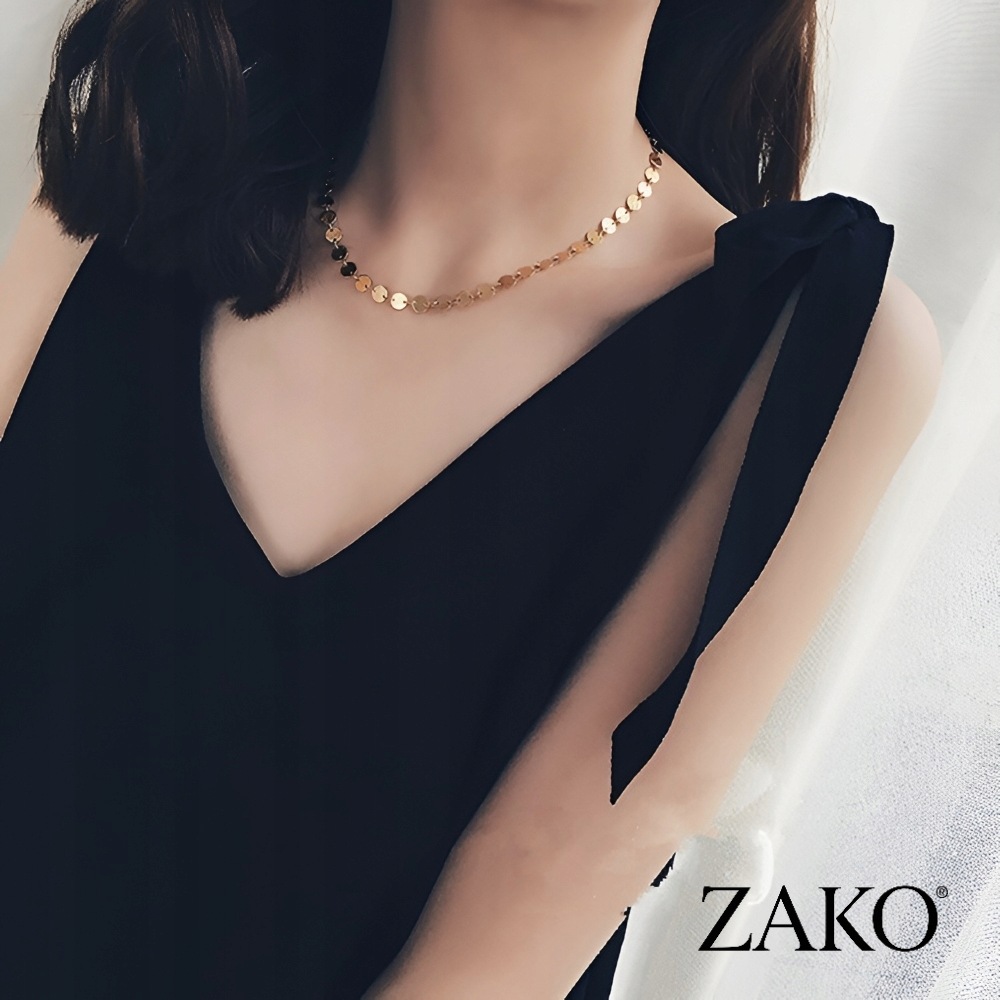 Złoty Naszyjnik Choker z Monetami - Image 3