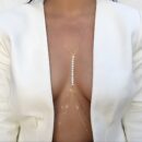 Złoty Łańcuszek na Ciało Bra Chain