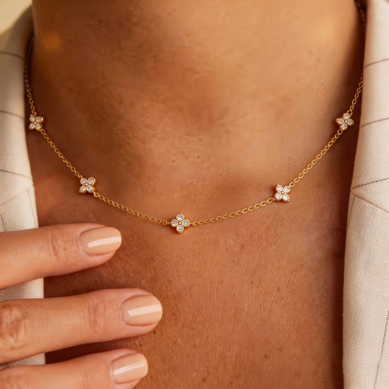 Amélie Clover Necklace