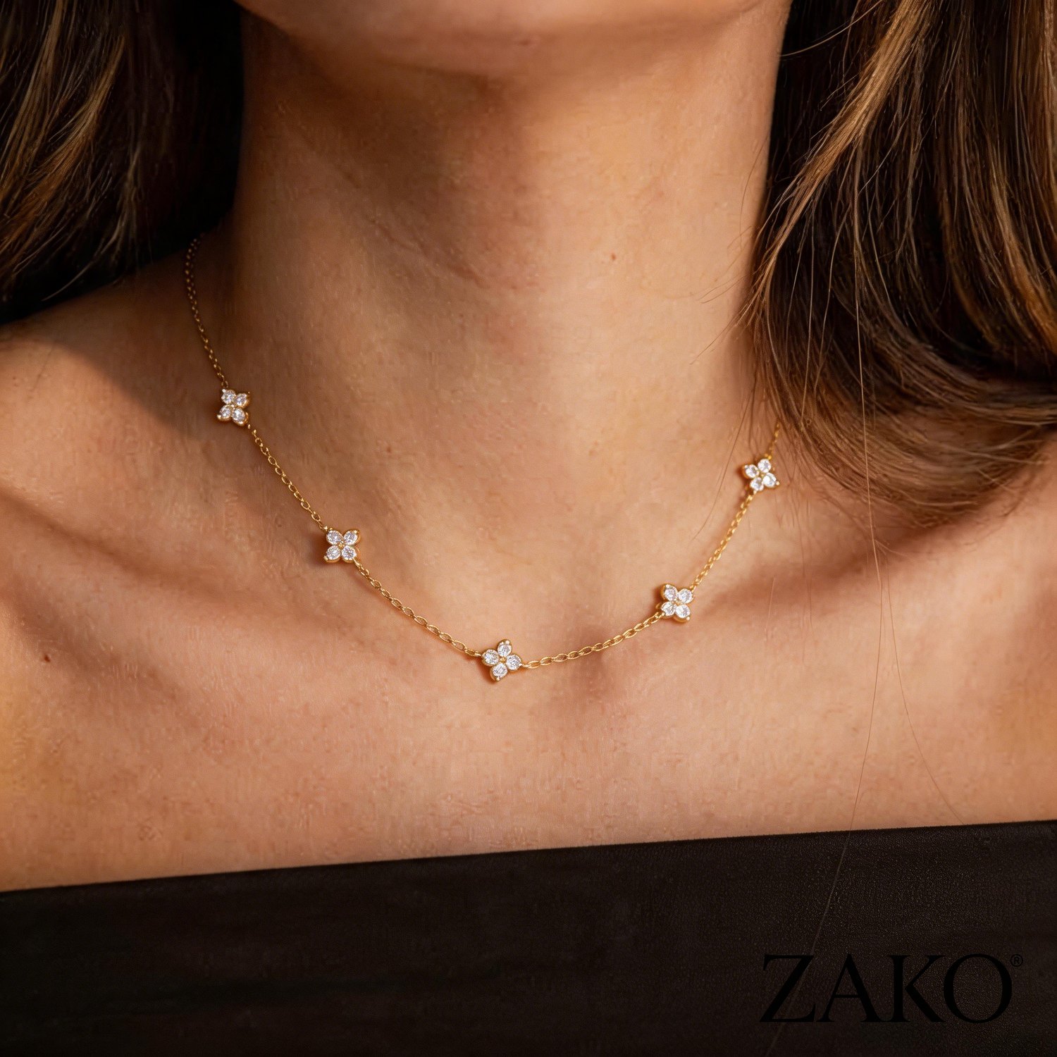 Amélie Clover Necklace - Image 3