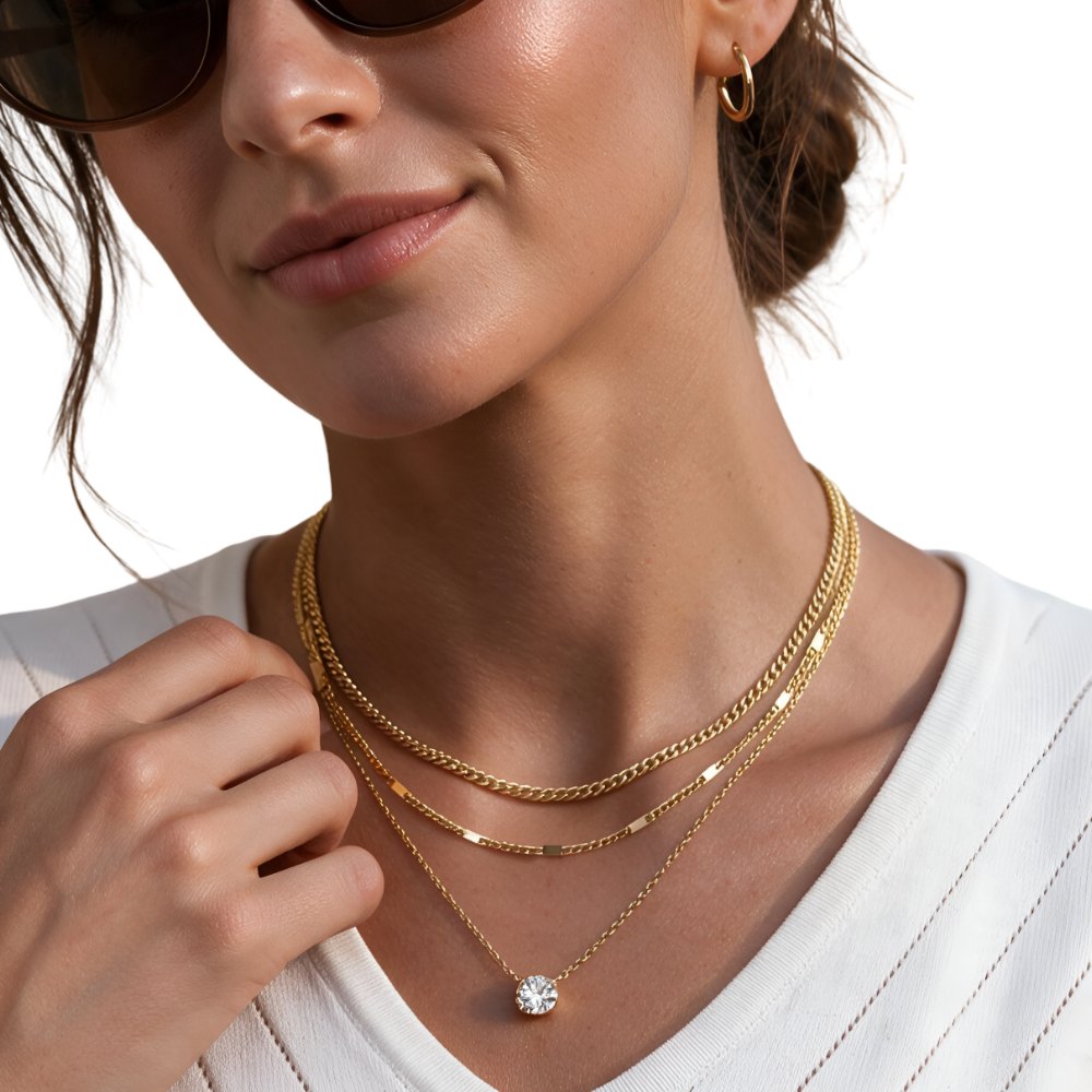 Aurelia Layered Necklace Set