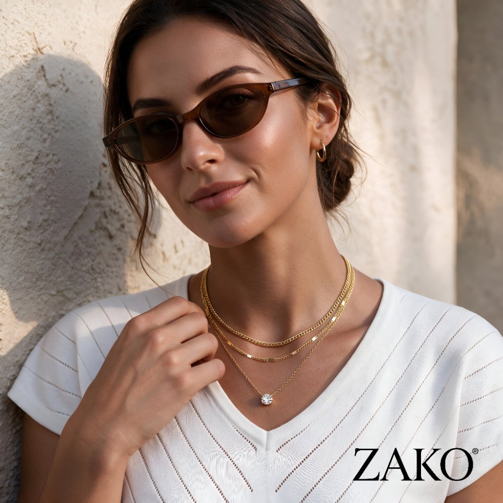 Aurelia Layered Necklace Set - Image 2