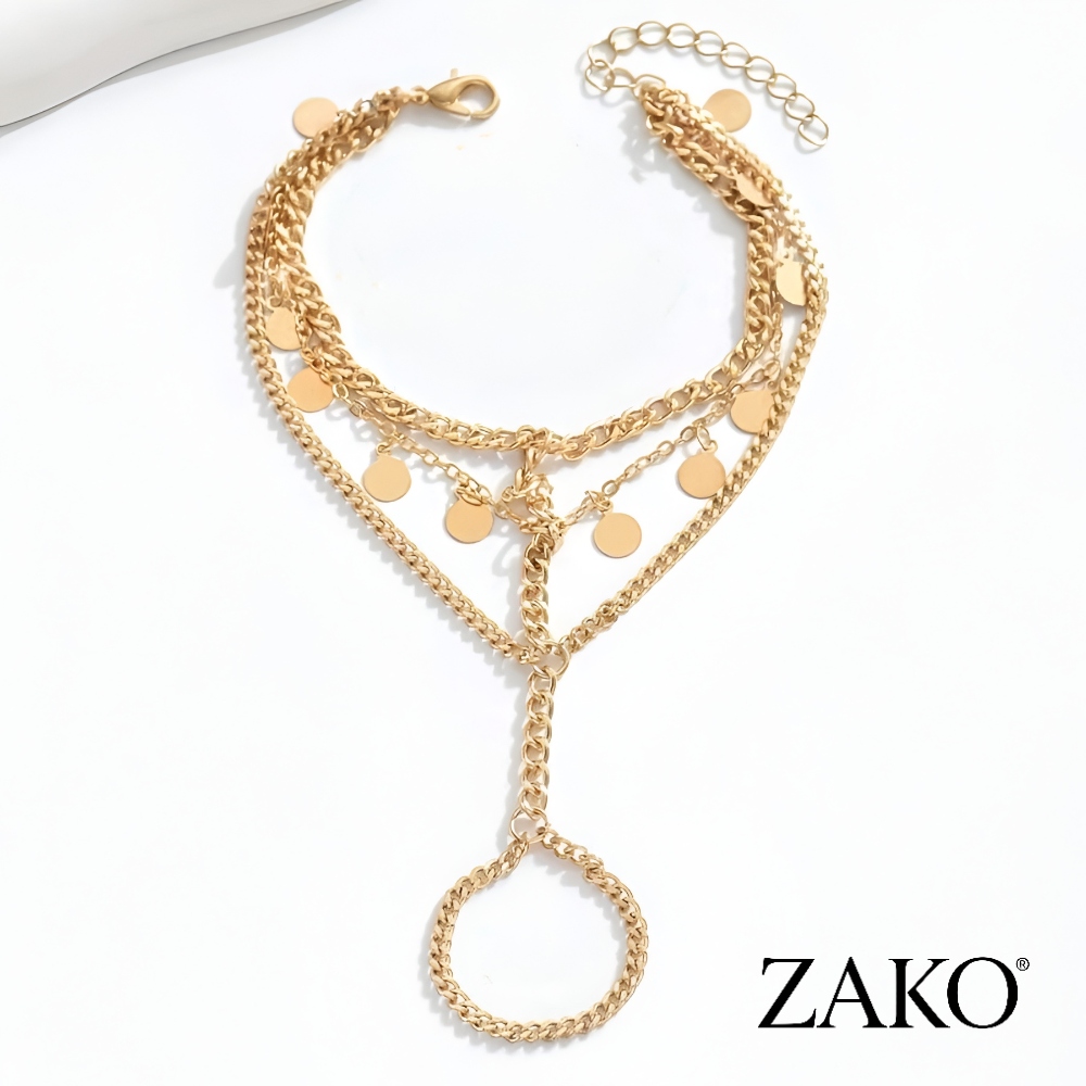 Złota Bransoletka na Dłoń - Image 3