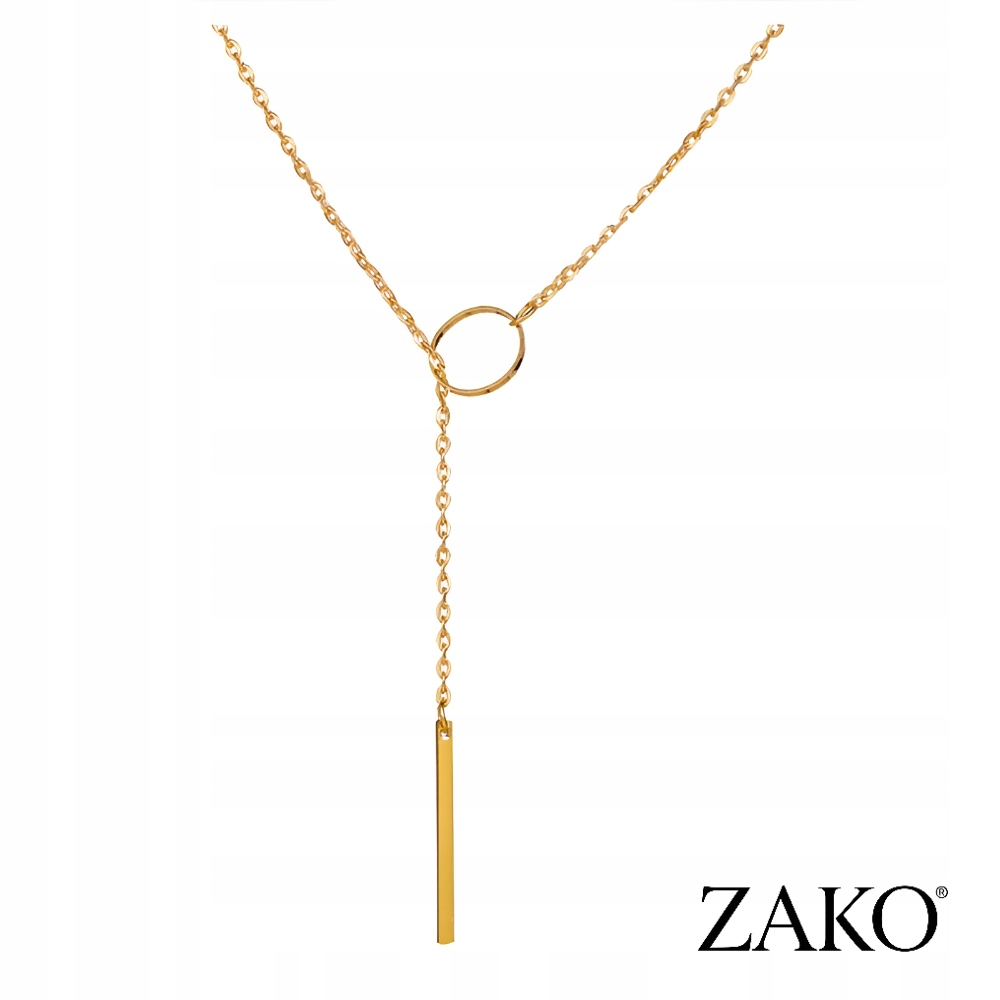 Złoty Naszyjnik Lariat Y - Image 3
