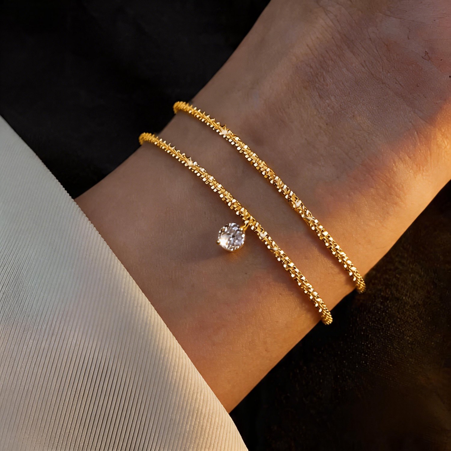 Zircon Solitaire Bracelet