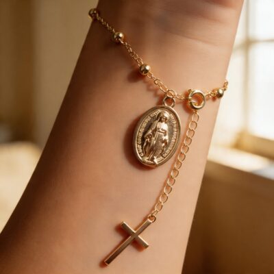Rosary Bead Bracelet