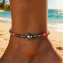 Turtle Charm Anklet